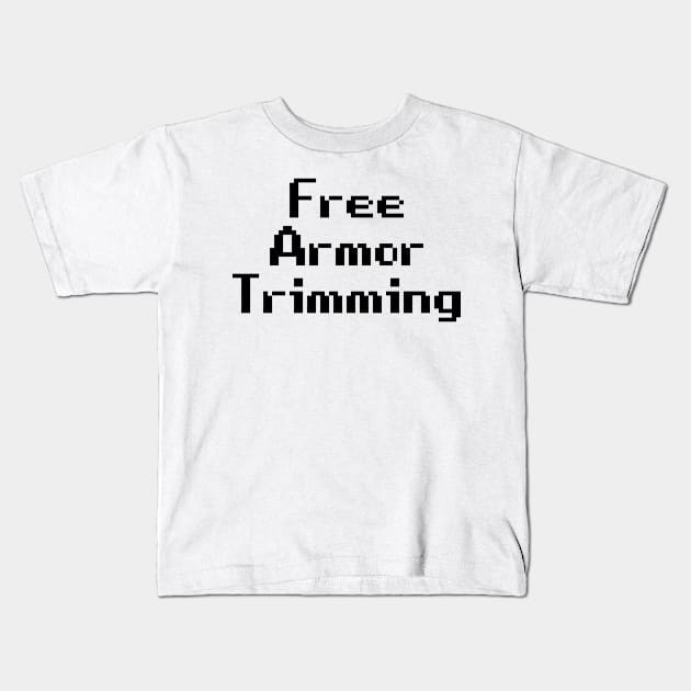 Free Armor Trimming Kids T-Shirt by theoddstreet